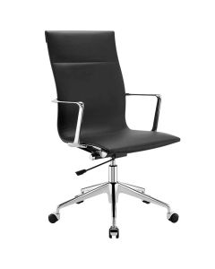 Next Air H&oslash;j Ryg - Designer l&aelig;der kontorstol