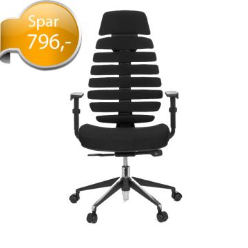 YoGA Spine 2.0 - Ryglænet tilpasser sig kroppens bevægelse